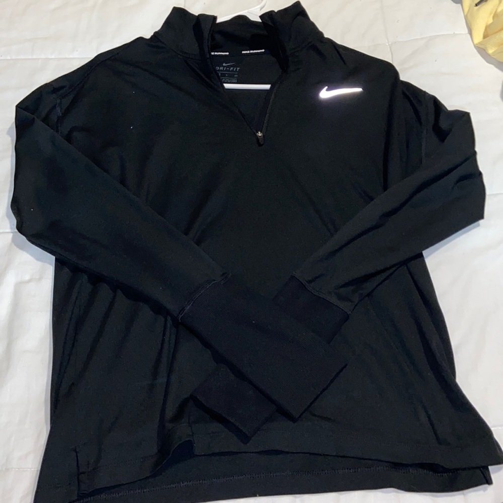 Black Nike Long sleeve quarter zip